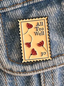 Taylor Swift - Red Track All Too Well (Taylors Version) Enamel Pin Stamp - Picture 1 of 4