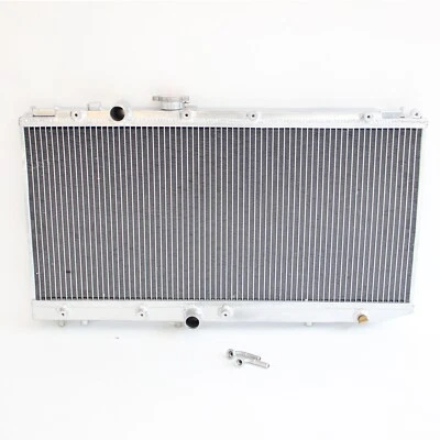 Aluminum Radiator For 1991-1999 Toyota Paseo Tercel EL44 EL45 EL54 TERCEL AT/MT - Image 1 of 4