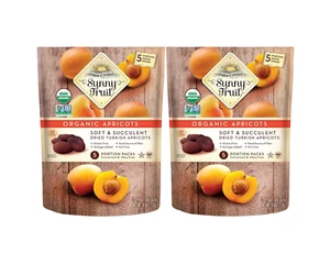 ORGANIC Turkish Dried Apricots - (2 Bags) - (5) Portion Packs per B - Picture 1 of 12