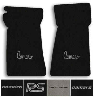 Lloyd Carpet 2pc Floor Mats for 1973-1981 Chevrolet Camaro - Choose Color & Logo - Image 1 of 4