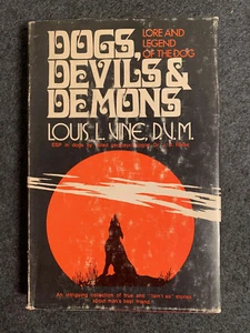 L. L. Vine/Manly Wade Wellman DOGS, DEVILS & DEMONS 1st ed. HC/DJ signed by Vine - Picture 1 of 7