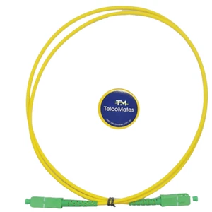BRAND NEW FIBRE OPTIC SC APC -SC APC 3mm 1 M CABLE FOR NBN & TELSTRA - Picture 1 of 2