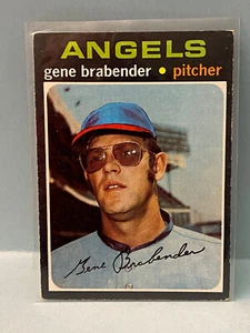 JA71BB 1971 Topps #666 Gene Brabender SP California Angels EX+ - Picture 1 of 4