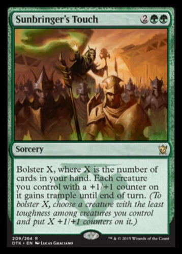 4x NM-Mint, English Foil Sunbringer's Touch - Foil Dragons of Tarkir magicmtg - Image 1 of 1