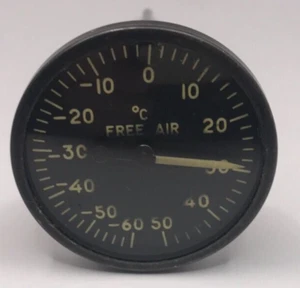 Vintage Free Air Temperature Gauge US Army Air Forces Weston Part# 96362 - Picture 1 of 5