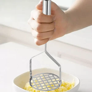 Potato Masher Heavy Duty Large Stainless Steel Kitchen Potato Masher - Picture 1 of 12