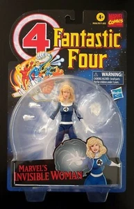 Marvel Legends Retro Fantastic Four Series Invisible Woman Carded Action Figure - Picture 1 of 10