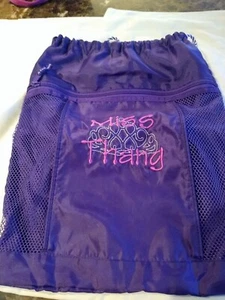 Thirty-One Miss Thang Purple Backpack Bag - Picture 1 of 5
