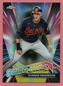 Gunnar Henderson 2024 Topps Chrome Future Stars Baltimore Orioles FS-2 - Picture 1 of 1