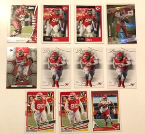 Chris Jones LOT (10). 2019-2024. ASTRAL PARALLEL and Base. Chiefs Pro Bowl DT - Picture 1 of 18