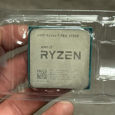 Procesador de escritorio AMD Ryzen 7 Pro 4750G (4,4 GHz, 8 núcleos, zócalo AM4) Foto 1 de 2