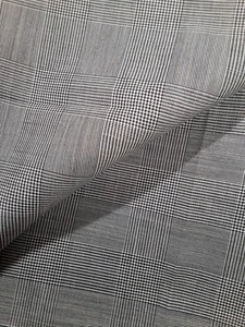 CLEARANCE - 3.3 METRES Beckside Prince of Wales Fabric Wool & Kid Mohair Fabric - Picture 1 of 3