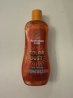 Australian Gold Solar Dust Dark Tanning Power Gel Golden Shimmer Bronzer 8oz - Image 1 of 2