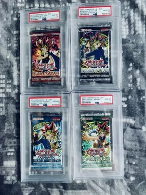 Yu-G-Oh, x4 Booster Packs 2017 - PSA Graded Gem Mint 10 - See Description. - Image 1 of 4