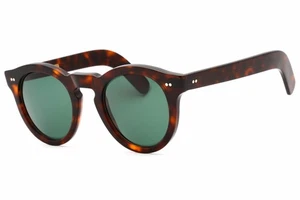 CUTLER AND GROSS CG0734S 003 Sunglasses Tortoise Brown Frame Green Lenses 51mm - Picture 1 of 4