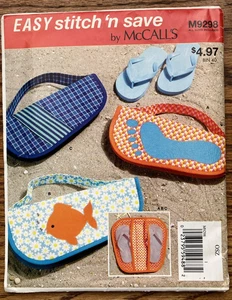 Stitch N Save Pattern M9298 Flip Flop Cases - Picture 1 of 3