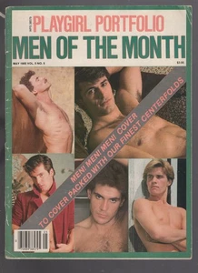 PLAYGIRL MEN OF THE MONTH 5-85 MEN OF CANADA JOHNNY HARDEN HAIRY HUNKS MEN OF 80 - Bild 1 von 5
