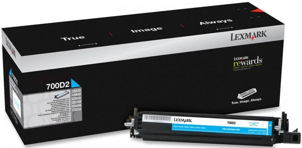 Lexmark 700D2 Entwickler Kit 70C0D20 Cyan 40.000 Seiten für Lexmark CS310/CS410 - Bild 1 von 1