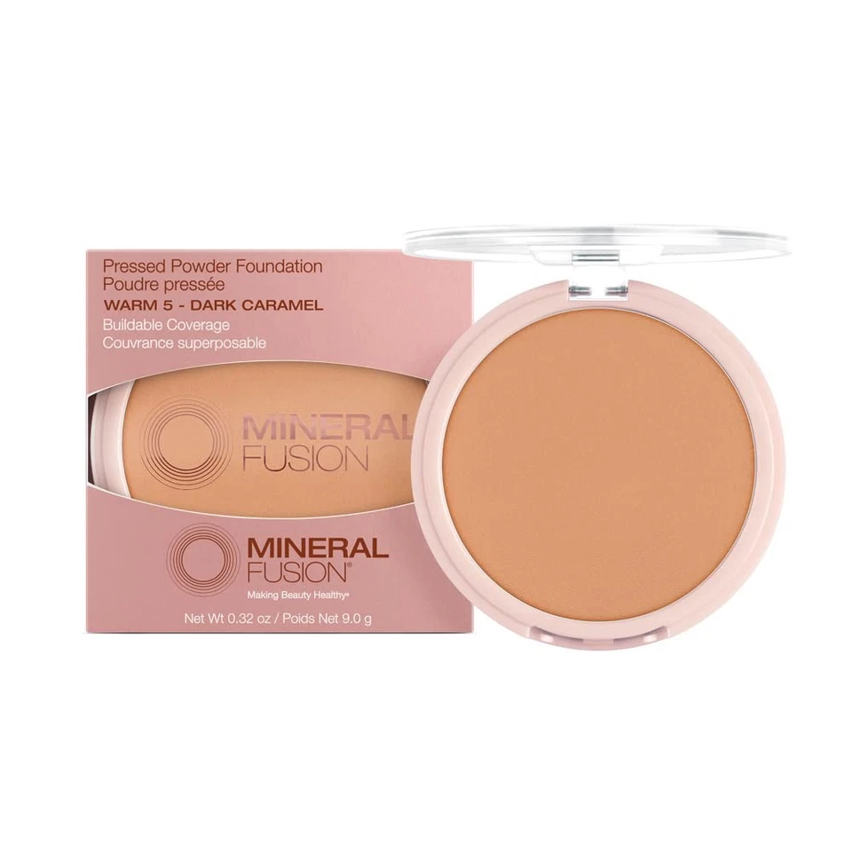 Mineral Fusion Pressed Powder Foundation Warm 5 .32oz Talc Free Matte - Image 1 of 1