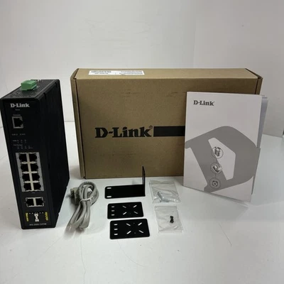 D-Link DIS-200G-12PSW 12-PORT  INDUSTRIAL ETHERNET SWITCH - Image 1 of 4