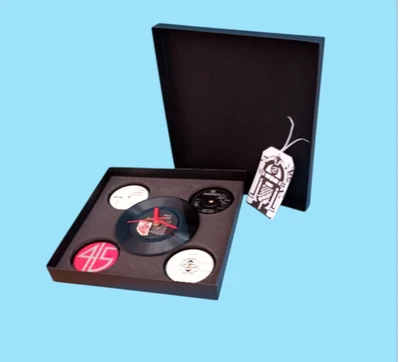 DURAN DURAN Drinks Coasters & Clock Vinyl Record Gift Set Boxed FREE Gift Tag ! - Image 1 of 4