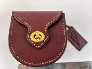 Nuevo estuche de cuero para carrete de pesca con mosca y llavero/soporte ~ Majestic Rivers ~ BONITO - Imagen 1 de 14