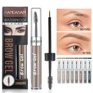 Eyebrow Tattoo Pigment Gel Eyebrow Cream With Brush Long Lasting æ - Picture 1 of 30