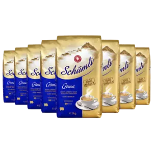 Schümli Crema, 1000g ganze Bohne, 8er Pack - Bild 1 von 1