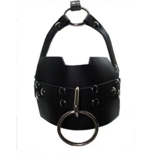 Harness Black Gimp Hood Sensory Deprivation Mask Blindfold Adjustable Ball Gag - Picture 1 of 1