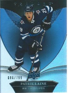 2018-19 Upper Deck Trilogy PATRIK LAINE #23 Blue Foil 086/799 Winnipeg Jets