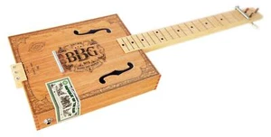 Hinkler BBG Electric Blues Cigar Box Slide Guitar Kit Zigarrenkiste Gitarre Buch