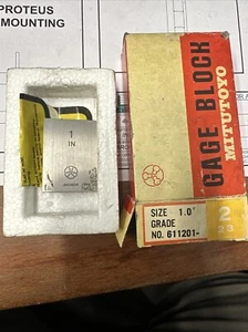 Mitutoyo gage block 1” - Picture 1 of 5
