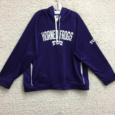 TCU Horned Frogs Knights Apparel Hoodie Extra Large Mens Purple Pullover Casual - Image 1 of 4