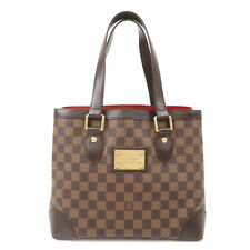 Auth Louis Vuitton Damier Ebene Hampstead PM Hand Bag Brown N51205 Used