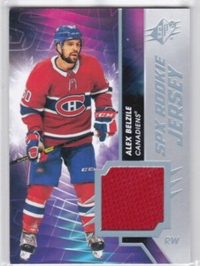 20/21 SPX..ALEX BELZILE..ROOKIE JERSEY..# RJ-AB..CANADIENS..COMBINED SHIP