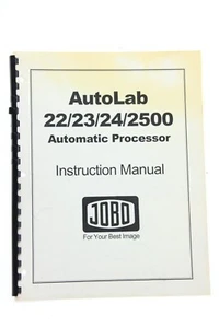 Jobo Fototechnic Instruction Manual 22/23/24/2500 AUTO PROCESSOR - Picture 1 of 8