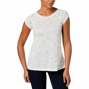 Calvin Klein Cap-Sleeve Strappy-Back T-Shir Mist Heather XL - Picture 1 of 2