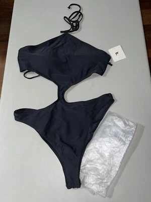 Fabletics Women's Noa String Tie One Piece Black Large - Image 1 of 4