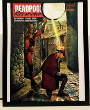 Deadpool & Sherlock Holmes by Mike Del Mundo 11x14 FRAMED Marvel Comics Art Prin