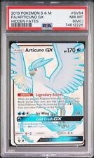 Mavin  PSA 10 GEM MINT Articuno GX Shiny Hidden Fates Pokemon Card  SV54/SV94 Card