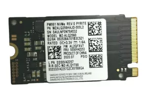 New Samsung 256GB SSD PM991 NVMe PCIe Gen3 M.2 2242 MZ-VLB2560 MZALQ256HAJD-000L - Bild 1 von 1