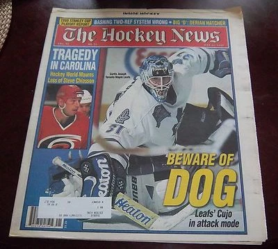 The Hockey News  May  21 1999  Curtis Joseph - Image 1 of 2