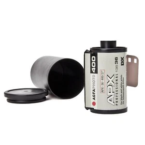 3x Agfa Apx 400 135-36 S/W B/W Noir- Film Blanc Noir et le Miniature - Photo 1/2