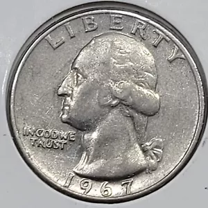 1967-p Washington Quarter DDO&DDR - Picture 1 of 13