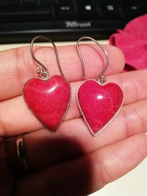 ORECCHINI VINTAGE ARGENTO + PIETRA - Immagine 1 di 3