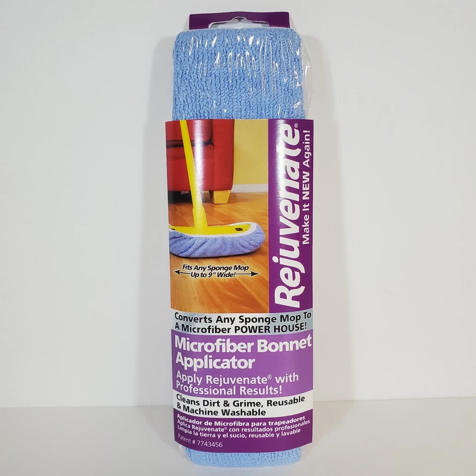 Rejuvenate Rjbonpkg Microfiber MOP Bonnet Applicator 5.3" W