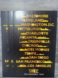 THE WIZ, PRE-BROADWAY TOUR, BROADWAY WINDOW CARD/POSTER - Picture 1 of 9