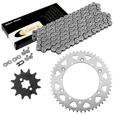 Kit de cadena de transmisión y piñones para Yamaha YZ100 1982 1983 / YZ125 1984 1985 Foto 1 de 4