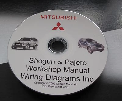 SHOGUN Mitsubishi  WORKSHOP & 2.8 TD 4M40 ENGINE MANUAL & WIRING DIAG - Image 1 of 4