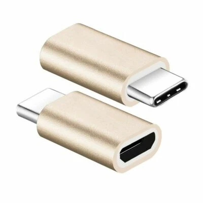 2 Pack Micro USB to Type C Adapter Converter Micro-B to USB-C Connector USA ADP - Image 1 of 4
